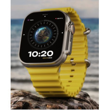 Deals and Offers on - Boult Crown 1.95'' Screen, BT Calling, Working Crown, Zinc Alloy Frame, 900 Nits, SpO2 Smartwatch(Yellow Strap, Free Size) Deals, Discounts & Offers on - Boult Crown 1.95'' Screen, BT Calling, Working Crown, Zinc Alloy Frame, 900 Nits, SpO2 Smartwatch(Yellow Strap, Free Size)