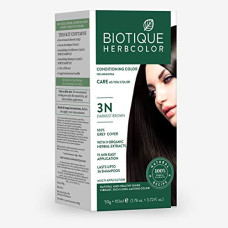 Deals and Offers on - Biotique Herbcolor Conditioning Hair Colour l Ammonia Free Hair Color l 9 Organic Herbal Extracts l Natural and Healthy Shine l 50g + 110ml| Darkest Brown 3N (Pack of 1) Deals, Discounts & Offers on - Biotique Herbcolor Conditioning Hair Colour l Ammonia Free Hair Color l 9 Organic Herbal Extracts l Natural and Healthy Shine l 50g + 110ml| Darkest Brown 3N (Pack of 1)