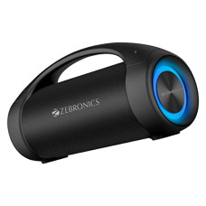 Deals, Discounts & Offers on  - ZEBRONICS Sound Feast 400 Bluetooth v5.0 Portable Speaker with 60W Output, 11 Hours Backup, Voice Assistant, TWS, IPX5 Waterproof, Call Function, RGB Light, AUX, USB, FM Radio and Type C