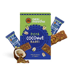 Deals and Offers on - GO DESi Pista Coconut Barfi, 400 Grams, Indian Sweets Gift Pack, Individually Wrapped Barfis, Desi Meetha, Dry Fruits Sweet, Pistachio Nuts bar, Sweets Indian Mithai Deals, Discounts & Offers on - GO DESi Pista Coconut Barfi, 400 Grams, Indian Sweets Gift Pack, Individually Wrapped Barfis, Desi Meetha, Dry Fruits Sweet, Pistachio Nuts bar, Sweets Indian Mithai