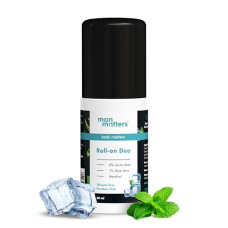 Deals, Discounts & Offers on Beauty Care - Man Matters Underarm Deodrant Roll-on 50 ml | Long Lasting Cooling Freshness, Removes Bad Odour, Brightens Underarms | 4% Lactic acid, 1% Aloe Vera & Menthol | Suitable