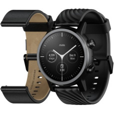 Deals, Discounts & Offers on  - MOTOROLA Moto 360 (3rd Gen) Smartwatch(Black Strap, Regular)