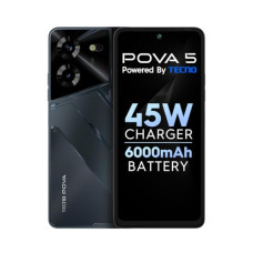Deals, Discounts & Offers on Electronics - TECNO Pova 5 (Mecha Black, 8GB RAM,128GB Storage) | Segment 1st 45W Ultra Fast Charging | 6000mAh Big Battery | 50MP AI Dual Camera | 3D Textured Design | 6.78FHD+ Display