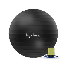 Deals, Discounts & Offers on Accessories - Lifelong Gym Ball for Exercise|Anti-Burst Exercise Ball with Foot Pump|Yoga Ball for Women & Men|Swiss Ball for Balance Stability Training|Birthing Ball