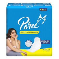 Deals, Discounts & Offers on Health & Personal Care - Paree Dry Feel Regular Sanitary Pad (Pack of 40)