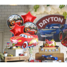 Deals, Discounts & Offers on  - Xingabunga car theme 5pc set foil balloons