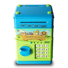 Deals and Offers on - ToyMagic Kids Piggy Bank|Battery Operated Mini Coin Bank with Automatic Door Open|Electronics Security Lock & Password Key|Birthday Gift|Money Saving Cash Deposit ATM Deals, Discounts & Offers on - ToyMagic Kids Piggy Bank|Battery Operated Mini Coin Bank with Automatic Door Open|Electronics Security Lock & Password Key|Birthday Gift|Money Saving Cash Deposit ATM