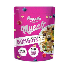 Deals and Offers on - Happilo Loaded Fruit & Nuts Muesli 400g, Healthy Food Deals, Discounts & Offers on - Happilo Loaded Fruit & Nuts Muesli 400g, Healthy Food