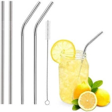 Deals and Offers on - E-COSMOS Reusable Stainless Steel Straws Deals, Discounts & Offers on - E-COSMOS Reusable Stainless Steel Straws