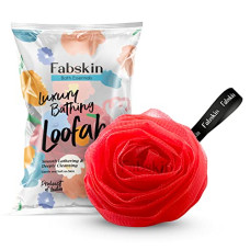 Deals, Discounts & Offers on Beauty Care - FABSKIN Rose Loofah for Bathing | Bath Shower Loofah Sponge Scrubber Exfoliator for Women and Men | Bathing Sponge | Body Wash Scrub