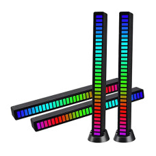Deals and Offers on - Enligne RGB Sound Control Lights - Rechargeable, Voice-Activated Music Sync LED Ambient Lights with 8 Modes, Perfect Deals, Discounts & Offers on - Enligne RGB Sound Control Lights - Rechargeable, Voice-Activated Music Sync LED Ambient Lights with 8 Modes, Perfect