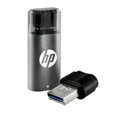 Deals and Offers on - HP x5600B 64GB OTG (Type B) usb3.2 Pen Drive, Grey & Black Deals, Discounts & Offers on - HP x5600B 64GB OTG (Type B) usb3.2 Pen Drive, Grey & Black