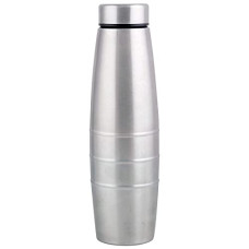 Deals and Offers on - Expresso Stainless Steel Single Wall Fridge Water Bottle (1000ml, S.S. MATT), Pack of 1 Deals, Discounts & Offers on - Expresso Stainless Steel Single Wall Fridge Water Bottle (1000ml, S.S. MATT), Pack of 1