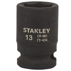 Deals, Discounts & Offers on Hand Tools - STANLEY STMT73434-8B Chrome-Molybdenum Steel Impact Socket 3/8 inch 13 mm(Black)