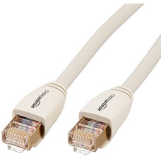 Deals, Discounts & Offers on  - Amazon Basics RJ45 Cat7 Network Ethernet Patch Cable For Router, Modem (White, 3 Feet) 5-Pack