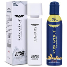 Deals and Offers on Beauty Care - Park Avenue Voyage Amazon Woods Perfume, 120ml&Park Avenue Good Morning Perfume Intense Body Spray, 100 g/120 ml Deals, Discounts & Offers on Beauty Care - Park Avenue Voyage Amazon Woods Perfume, 120ml&Park Avenue Good Morning Perfume Intense Body Spray, 100 g/120 ml