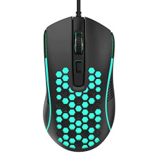 Deals, Discounts & Offers on  - Aula S11 Wired Gaming Mouse, Ultra-Lightweight Honeycomb Computer Mice with RGB Backlit, 3600 DPI Optical Sensor, 1.5m Cable Length USB Computer Mouse