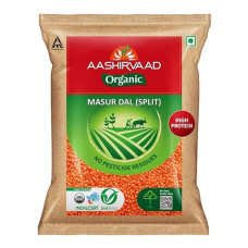 Deals, Discounts & Offers on  - Aashirvaad Organic Masur Dal, 1kg
