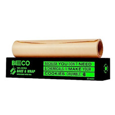 Deals, Discounts & Offers on  - Beco Eco-Friendly Baking & Wrapping Paper, 20 Meter Roll, Pack of 1, 100% Bamboo Pulp & Chemical Free Parchment Paper