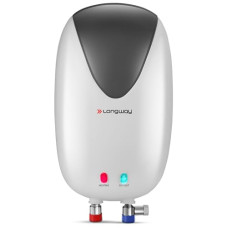 Deals, Discounts & Offers on  - Longway Hotspring 3 ltr Automatic Instant Water Heater with Multiple Safety System & Rust-Proof ABS Body (Gray, 3 Ltr)