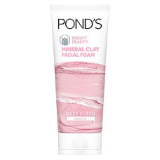 Deals, Discounts & Offers on  - POND'S Bright Beauty Mineral Clay Vitamin B3, 4X Oil Absorbing, Brightening, For Oil Free Instant Glow, Face Wash 90 g