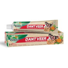 Deals and Offers on - Zandu Dantveer, 200g, Indias 1st Ayurvedic toothpaste with Irimedadi oil | Scientifically proven Deals, Discounts & Offers on - Zandu Dantveer, 200g, Indias 1st Ayurvedic toothpaste with Irimedadi oil | Scientifically proven