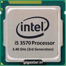 Deals, Discounts & Offers on Computers & Peripherals - GIGASTAR 3.4 GHz LGA 1155 INTEL CORE I5-3570 Processor(Silver)