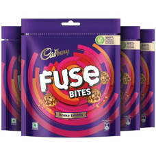 Deals, Discounts & Offers on  - Cadbury Fuse Peanut & Caramel filled Chocolate Home Treats, 108.5g, Pack of 4