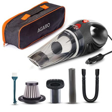 Deals, Discounts & Offers on  - Agaro Cv1077 Car Cartridge Vacuum Cleaner, Portable, Handheld,12V Dc /110W, 4.5Kpa Power Socket, 14.7Ft Long Cord,Stainless Steel Filter, Black
