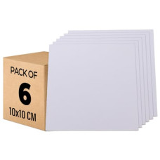 Deals, Discounts & Offers on  - Blank Cotton Canvas Boards For Painting 