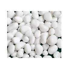 Deals, Discounts & Offers on  - Schmick 1.9 Kgs White Pebbles for Decoration - Pebbles for Plants Pots - Pebbles