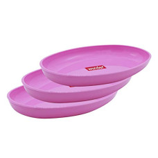 Deals, Discounts & Offers on  - WONDER Homeware Prime Sigma Snacker Mixing Bowl, 500 ml Set of 3, Multicolor, (Pink)