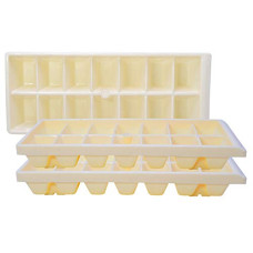 Deals, Discounts & Offers on  - Simply Home Aanchal Plastic Fridge Ice Tray Set, 2 Pc Tray with 14 Cube, Multicolor