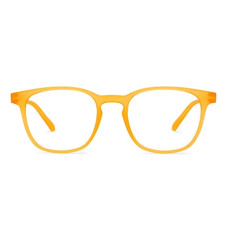 Deals, Discounts & Offers on  - LENSKART BLU Hustlr | Peyush Bansal Glasses For Eye Protection From Digital Screens | Computer Glasses with Blue Cut, Anti Glare & UV Protection | Lightweight Specs With Zero Power | Medium | Amber
