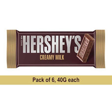 Deals and Offers on - Hershey's Bar Milk, 40gm (Pack of 6) Pouch, 6 x 40 g Deals, Discounts & Offers on - Hershey's Bar Milk, 40gm (Pack of 6) Pouch, 6 x 40 g