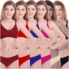 Deals and Offers on - Beach CurveBra & Panty Set Solid Maroon, Red, Blue, Pink, Gold, Black Lingerie Set Deals, Discounts & Offers on - Beach CurveBra & Panty Set Solid Maroon, Red, Blue, Pink, Gold, Black Lingerie Set