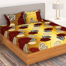 Deals and Offers on - BEDSPUN 150 TC Microfiber 1 U Double Size Bed Sheet with 2 Pillow Covers (220 X 225 cm or 86 X 88 inch), Yellow Deals, Discounts & Offers on - BEDSPUN 150 TC Microfiber 1 U Double Size Bed Sheet with 2 Pillow Covers (220 X 225 cm or 86 X 88 inch), Yellow