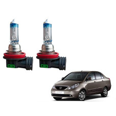 Deals, Discounts & Offers on  - Auto Pearl -Sapphire Series H11 Cool Blue Halogen Head Light Bulb (55W, 12 V, 1 Bulb) Compatible with-Indigo