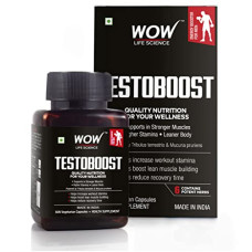 Deals and Offers on - WOW Life Science Testoboost,Pack Of 60 Capsules Deals, Discounts & Offers on - WOW Life Science Testoboost,Pack Of 60 Capsules