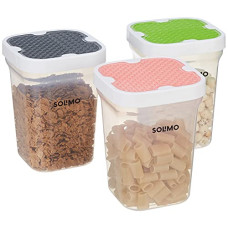 Deals and Offers on - Amazon Brand - Solimo Plastic Kitchen Container Set With Airtight Lids, Set of 3, 25L Each Deals, Discounts & Offers on - Amazon Brand - Solimo Plastic Kitchen Container Set With Airtight Lids, Set of 3, 25L Each