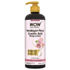 Deals and Offers on - WOW Skin Science Himalayan Rose Body Lotion For Light Hydration - Normal To Oily Skin - with Rose Water, Beetroot Extract - 400mL Deals, Discounts & Offers on - WOW Skin Science Himalayan Rose Body Lotion For Light Hydration - Normal To Oily Skin - with Rose Water, Beetroot Extract - 400mL