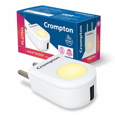 Deals and Offers on - Crompton Night Buddy 0.5 Watt Night Lamp with USB Charging Adapter Port (Natural White) Pack of 1 Deals, Discounts & Offers on - Crompton Night Buddy 0.5 Watt Night Lamp with USB Charging Adapter Port (Natural White) Pack of 1