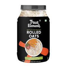 Deals, Discounts & Offers on  - True Elements Rolled Oats 1.2 kg - Gluten Free Oats | Healthy Breakfast Cereal | Diet Food | Keeps you Full till Lunch |100% Wholegrain | Oats