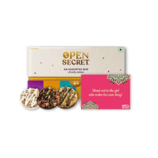 Deals, Discounts & Offers on  - Open Secret Birthday Gift |12 Healthy Chocolate Cookies with Nuts | No Maida| Low calorie Snacks |Assorted Gift Box + Personalized Happy Birthday Card & Sticker |Gift