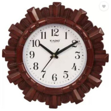 Deals and Offers on - Kadio Analog 24.5 cm X 24.5 cm Wall Clock (Maroon, with Glass, Standard) Deals, Discounts & Offers on - Kadio Analog 24.5 cm X 24.5 cm Wall Clock (Maroon, with Glass, Standard)