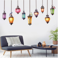 Deals, Discounts & Offers on  - Flipkart SmartBuy 160 cm Wall Colourful Classic Hanging Lamp Home Decor Self Adhesive Sticker(Pack of 1)