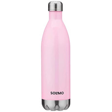 Deals, Discounts & Offers on  - Amazon Brand - Solimo Stainless Steel Insulated 24 Hours Hot or Cold Bottle Flask, 1000 ml, Pink