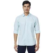Deals, Discounts & Offers on Men - Parx Men's Slim Fit Pure Cotton Full Sleeve Semi Cutaway Collar Solid Pattern Casual Shirt