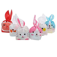 Deals, Discounts & Offers on  - Chocozone Pack of 50 Guddy Bags Party Favor Bags Cookie Bags Chocolate Pouches Birthday Party Return Gift Bags (13.5cm*22cm)