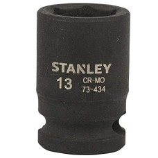 Deals and Offers on Hand Tools - STANLEY STMT73434-8B Chrome-Molybdenum Steel Impact Socket 3/8 inch 13 mm(Black) Deals, Discounts & Offers on Hand Tools - STANLEY STMT73434-8B Chrome-Molybdenum Steel Impact Socket 3/8 inch 13 mm(Black)